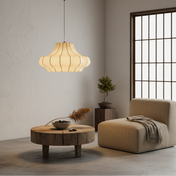Wabi-Sabi Silk Pendant Light | HIKARI