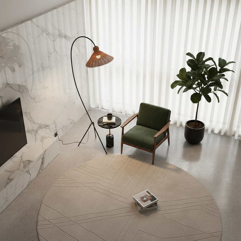 Curved design floor lamp | CURVA