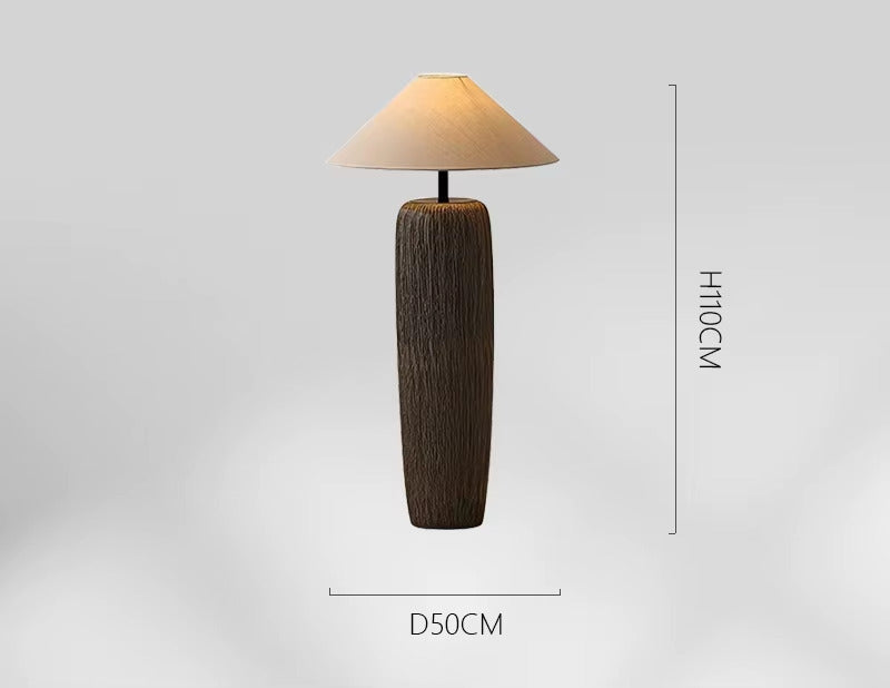 Lampe champignon design en céramique naturelle | KAWA