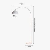 lampe de chevet moderne en tissu et marbre style européen