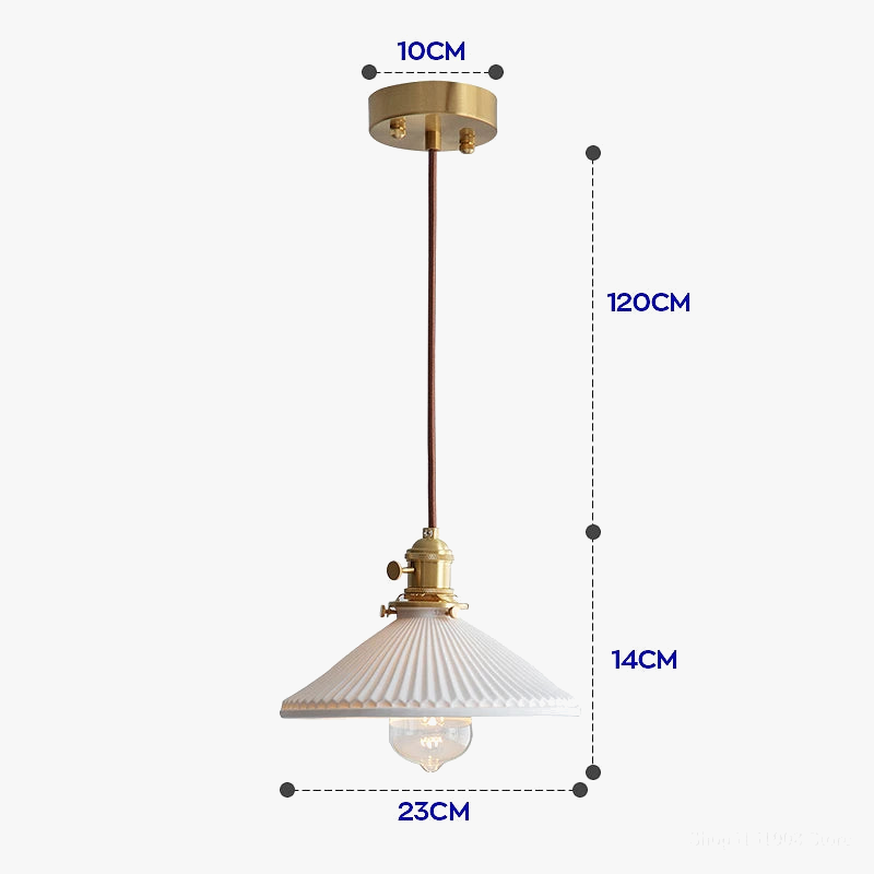 Ceramic pendant light | ASTRIA