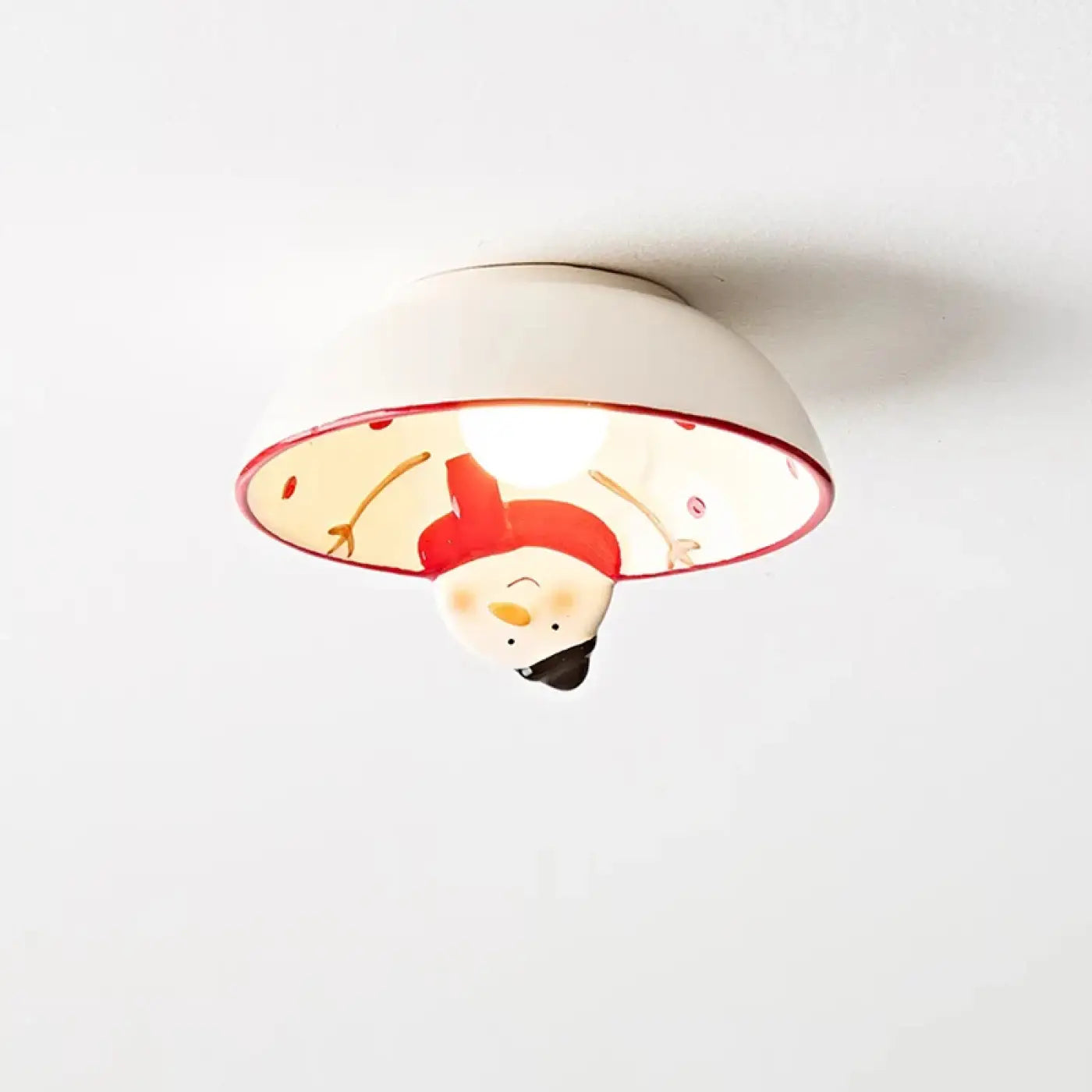 LED character kids white design ceiling light | DOTAFE