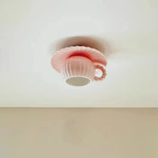 LED pastel pink kids Scandinavian ceiling light | ZUKE