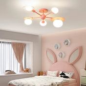 Dimmable pastel design glass LED ceiling light | NONUNOK