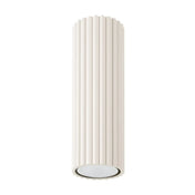 Scandinavian beige aluminium LED ceiling light | VUKOHA
