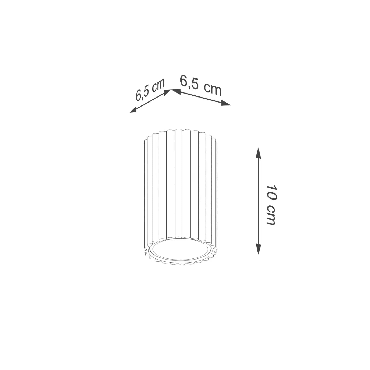 Scandinavian beige minimalist LED ceiling light | LONOMA