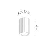 Scandinavian beige minimalist LED ceiling light | LONOMA