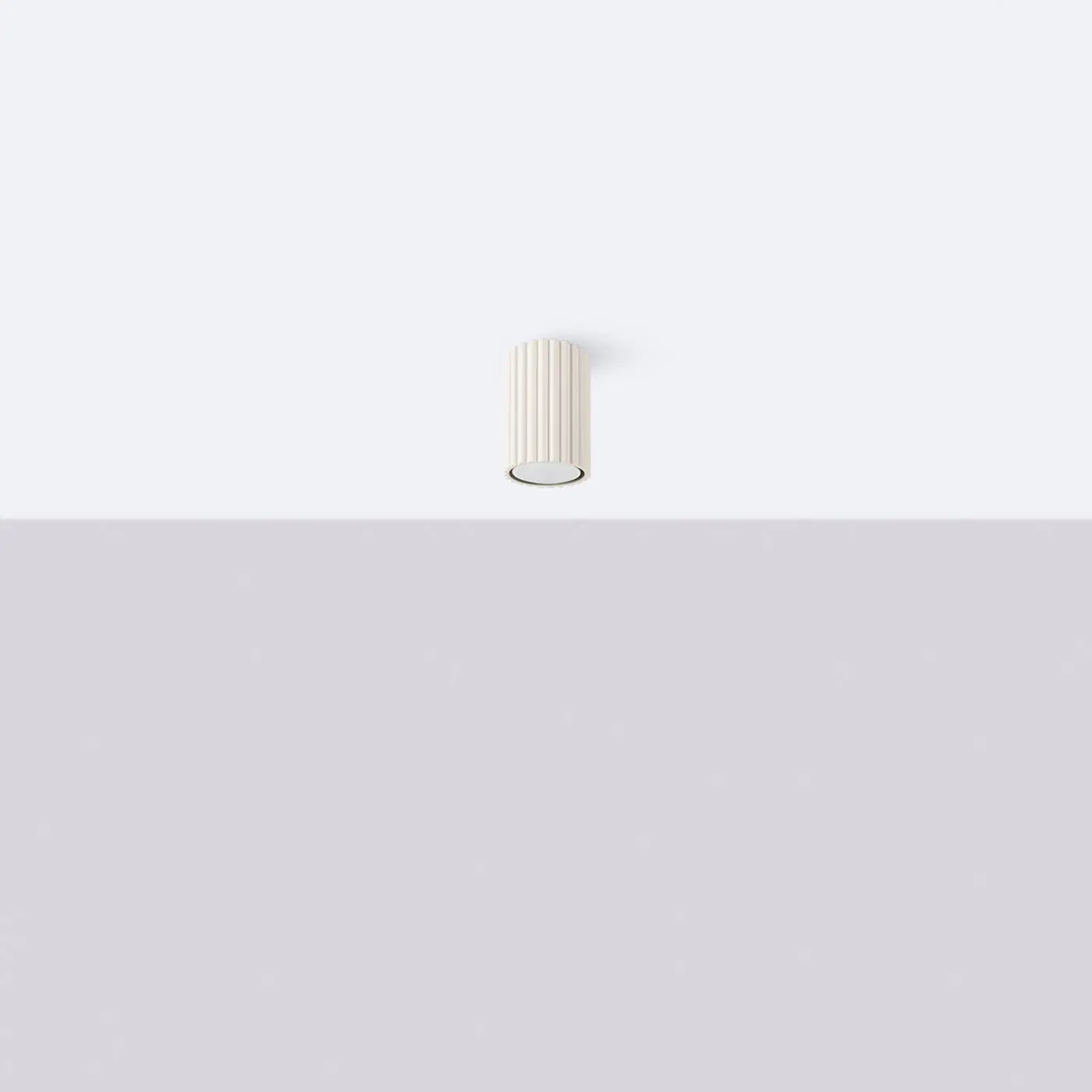 Scandinavian beige minimalist LED ceiling light | LONOMA