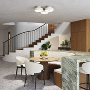 Modern minimalist beige LED ceiling light | MUKIHE