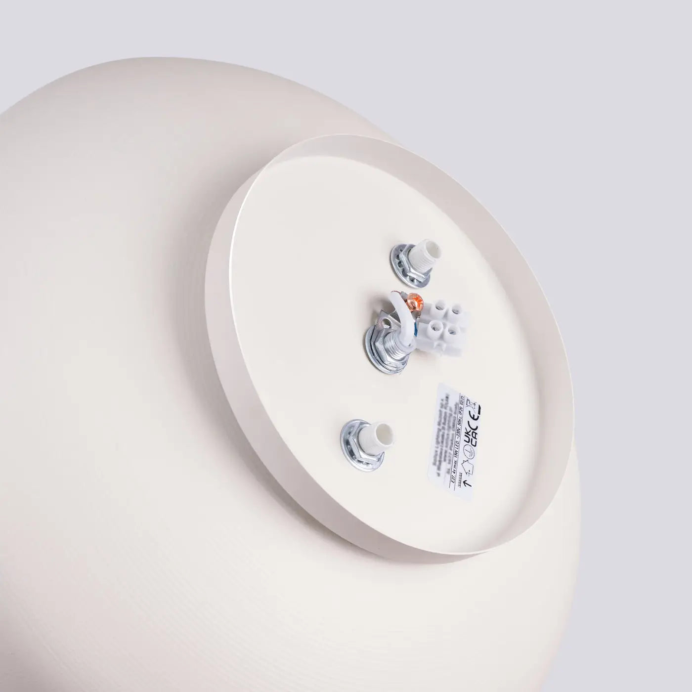 Modern minimalist beige LED ceiling light | MUKIHE