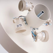 Modern minimalist beige LED ceiling light | MUKIHE