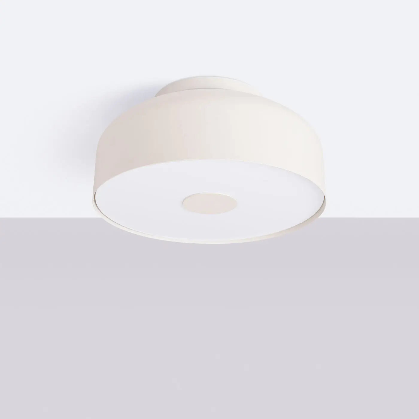 Modern minimalist beige LED ceiling light | MUKIHE