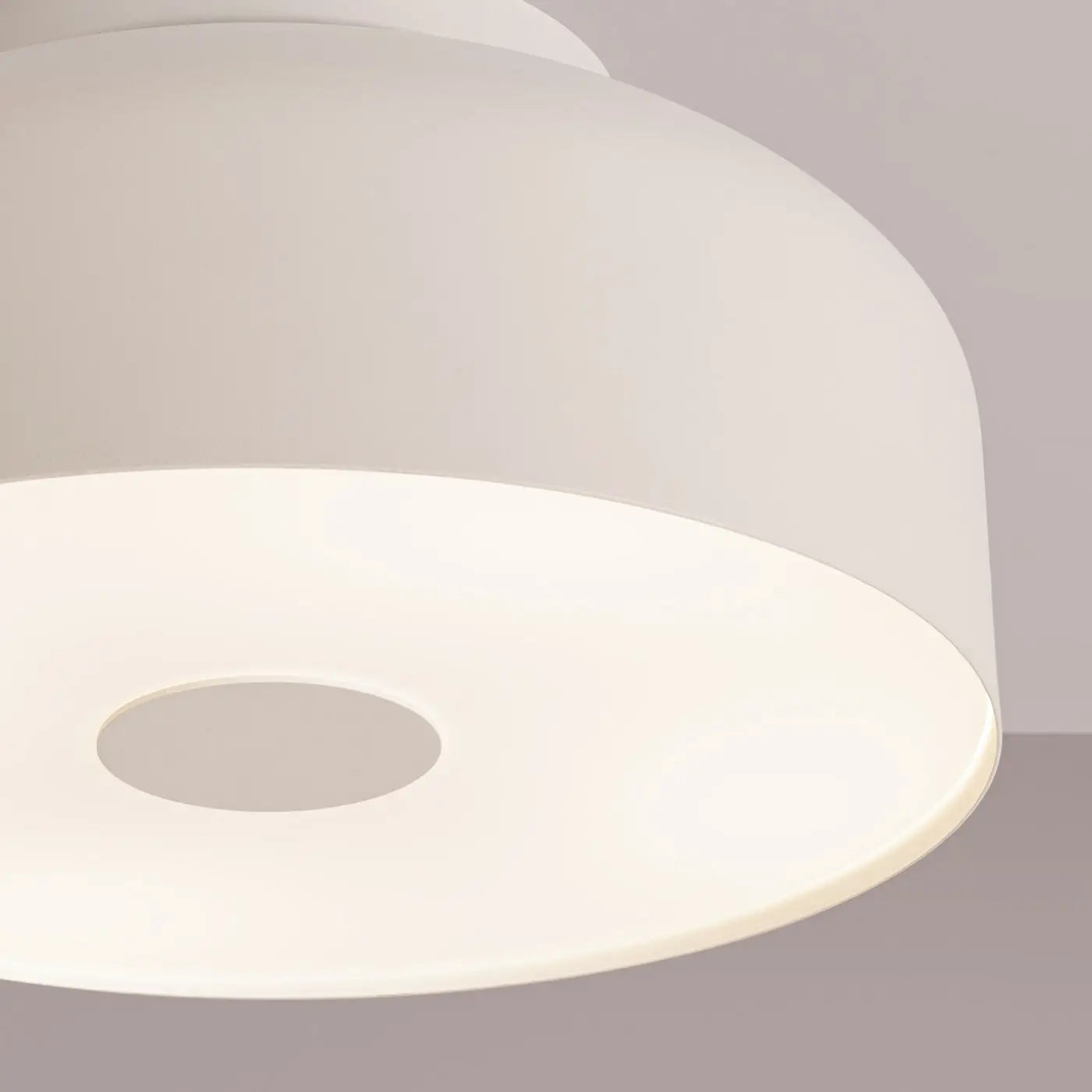 Modern minimalist beige LED ceiling light | MUKIHE