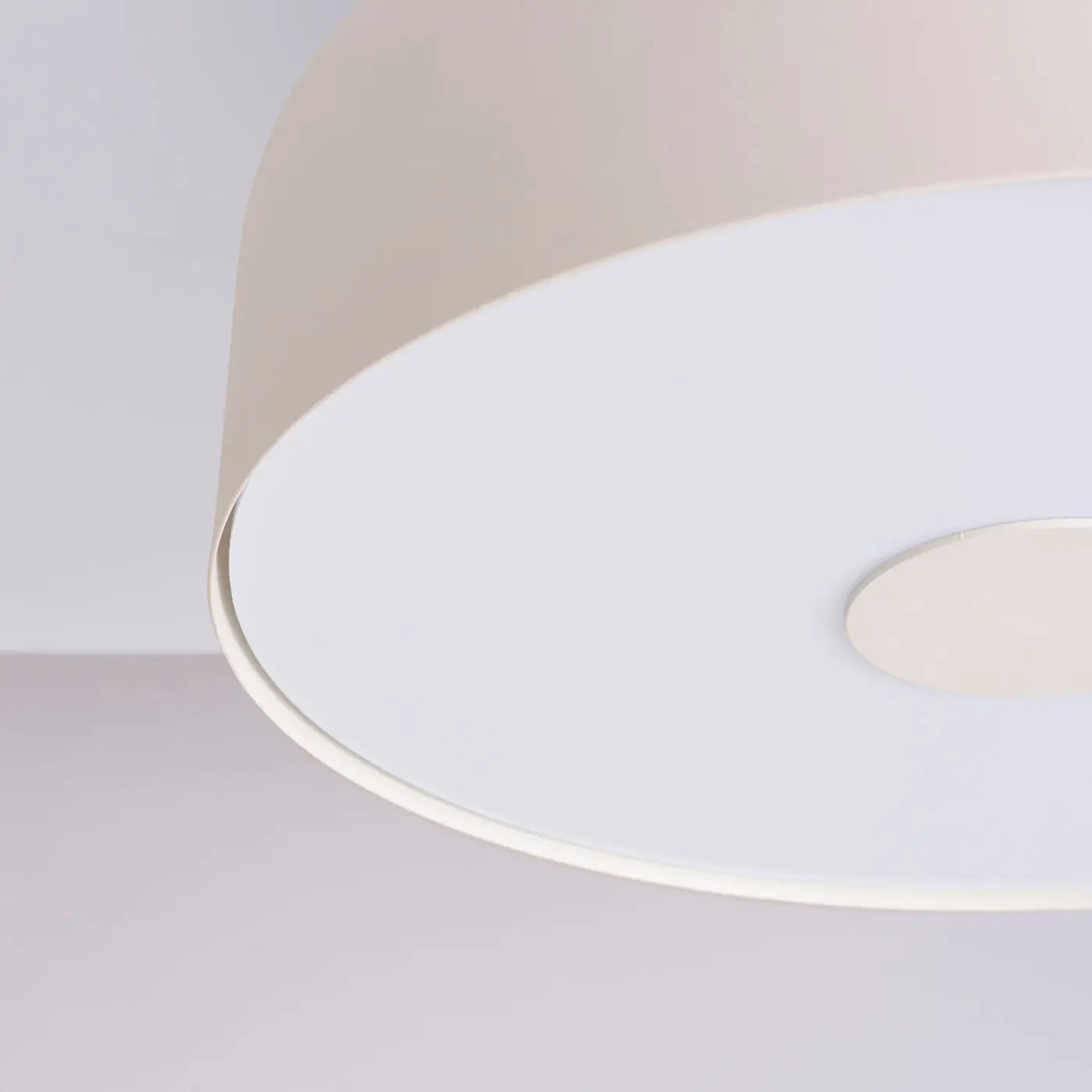 Modern minimalist beige LED ceiling light | MUKIHE