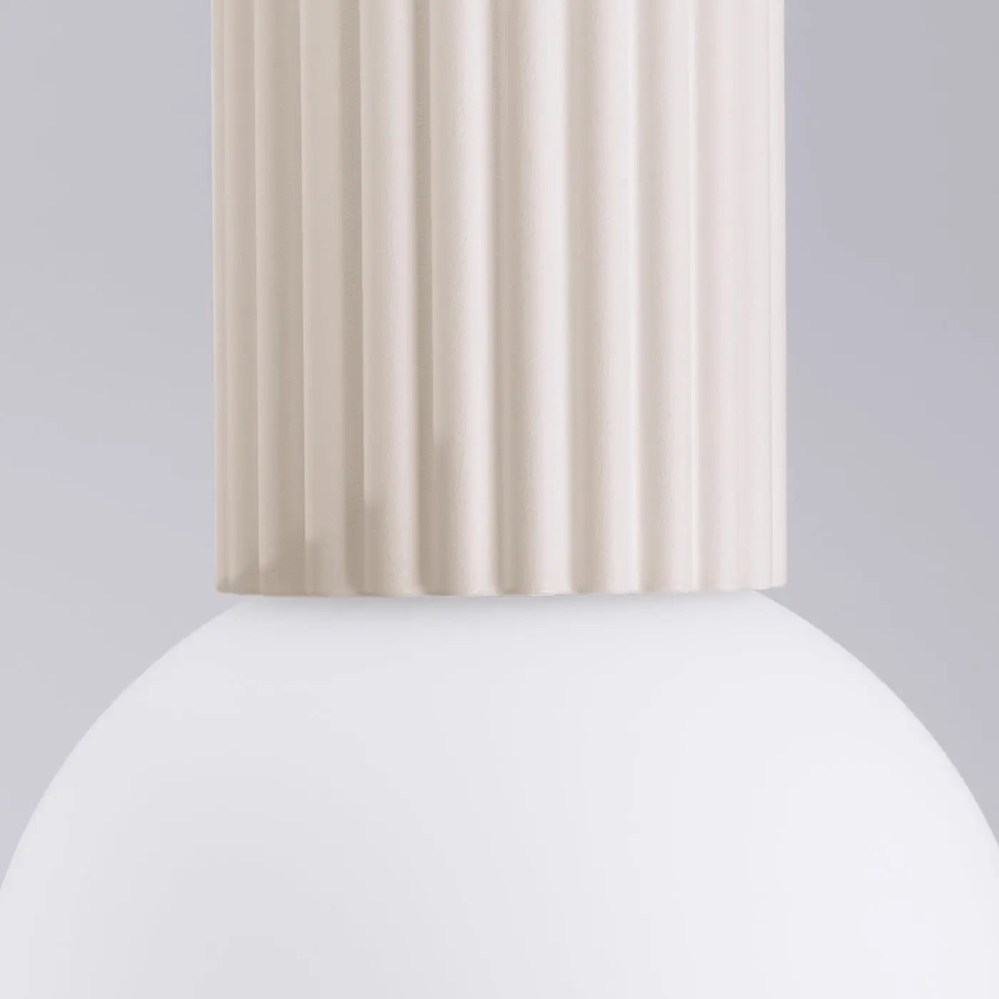 Beige LED minimalist ceiling light IP44 | SOREBOS