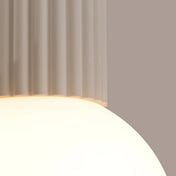 Beige LED minimalist ceiling light IP44 | SOREBOS