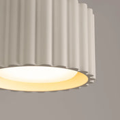 Minimalist beige aluminium LED ceiling light | SUBUKA