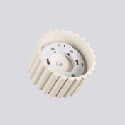 Minimalist beige aluminium LED ceiling light | SUBUKA