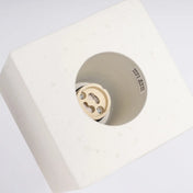 Minimalist beige concrete LED ceiling light | HUMISUN