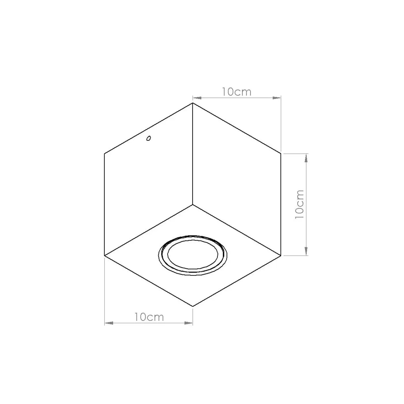 Industrial olive green concrete LED ceiling light | MUREMES