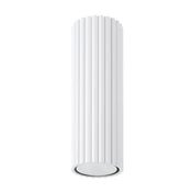 Minimalist white aluminium LED ceiling light | DEZEL
