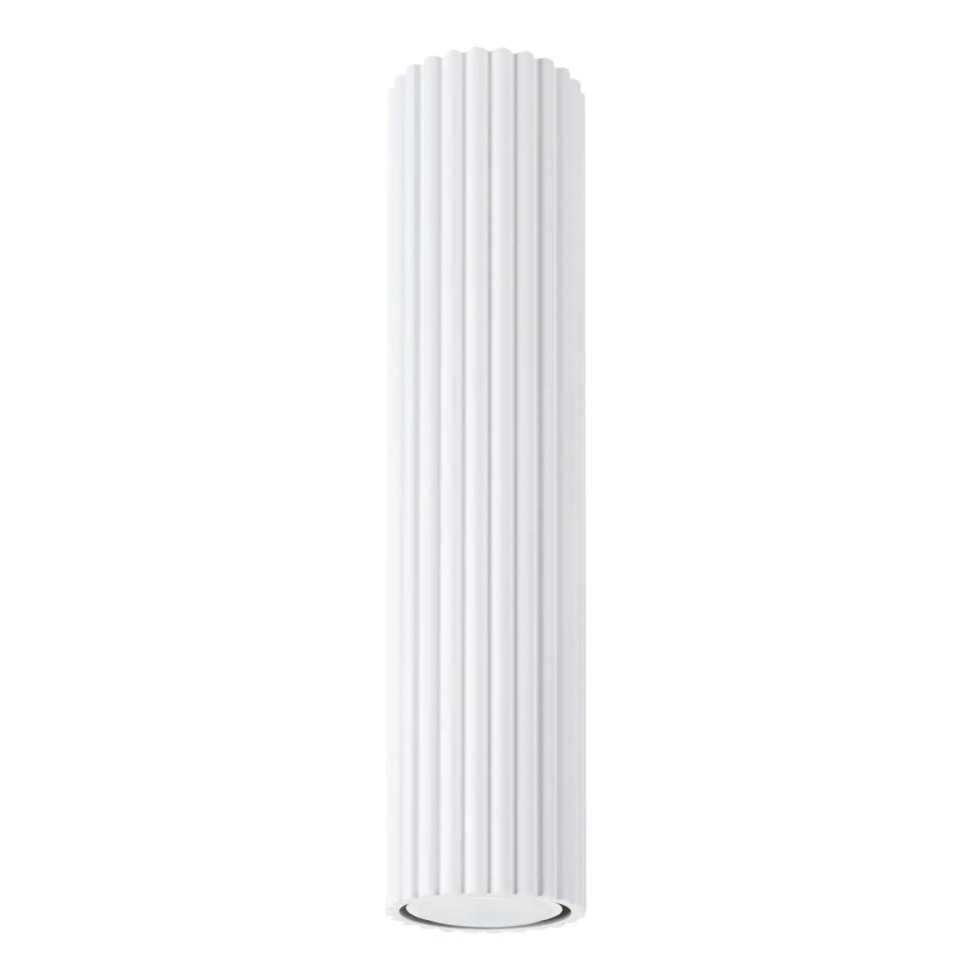White cylindrical minimalist LED ceiling light | ZUNEKOS
