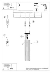 White cylindrical minimalist LED ceiling light | ZUNEKOS