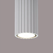Modern white aluminium LED ceiling light | MIDEPU