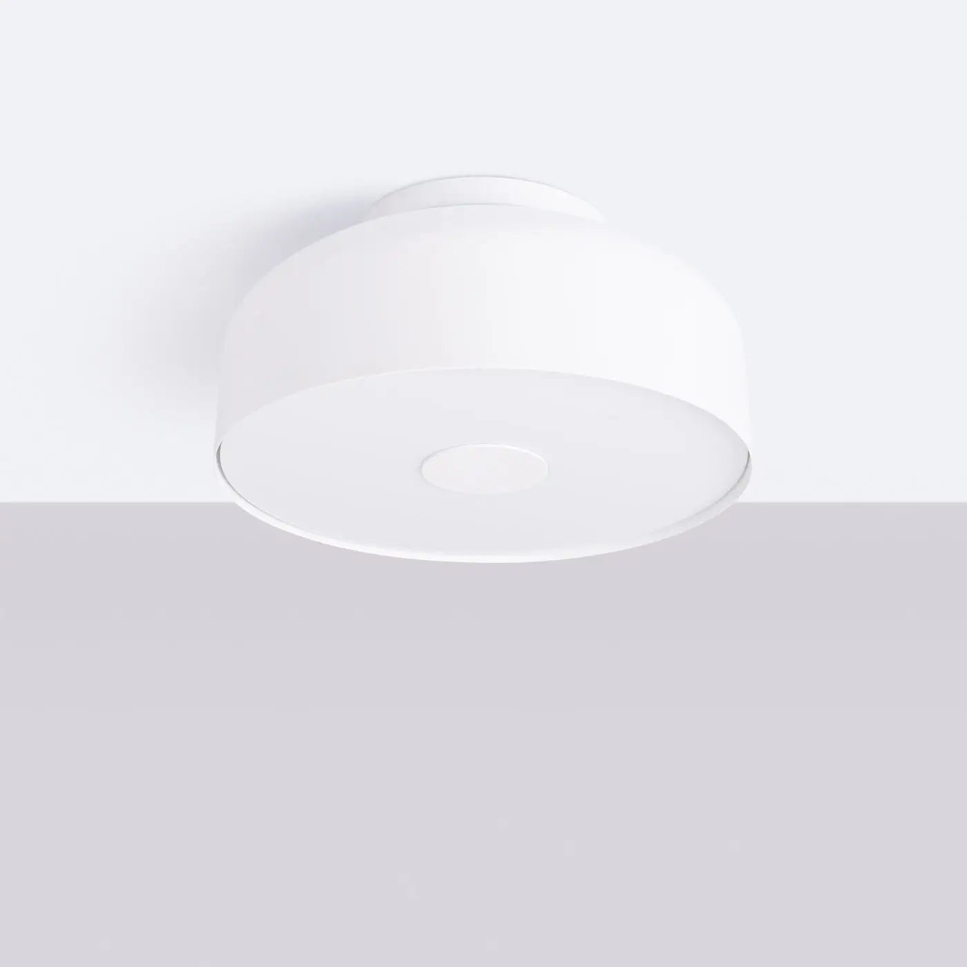 Modern white 4-light LED ceiling light | ZAHU