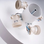Modern white 4-light LED ceiling light | ZAHU