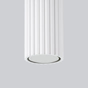 Scandinavian white aluminium LED ceiling light | HAKIHU