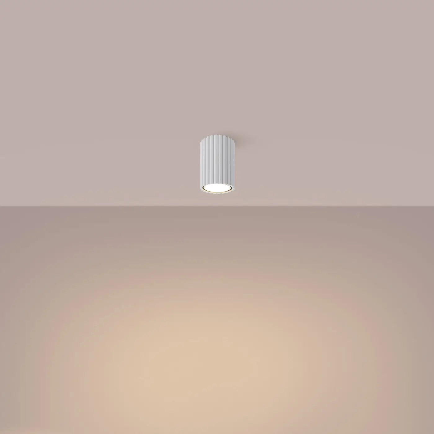 Scandinavian white aluminium LED ceiling light | HAKIHU