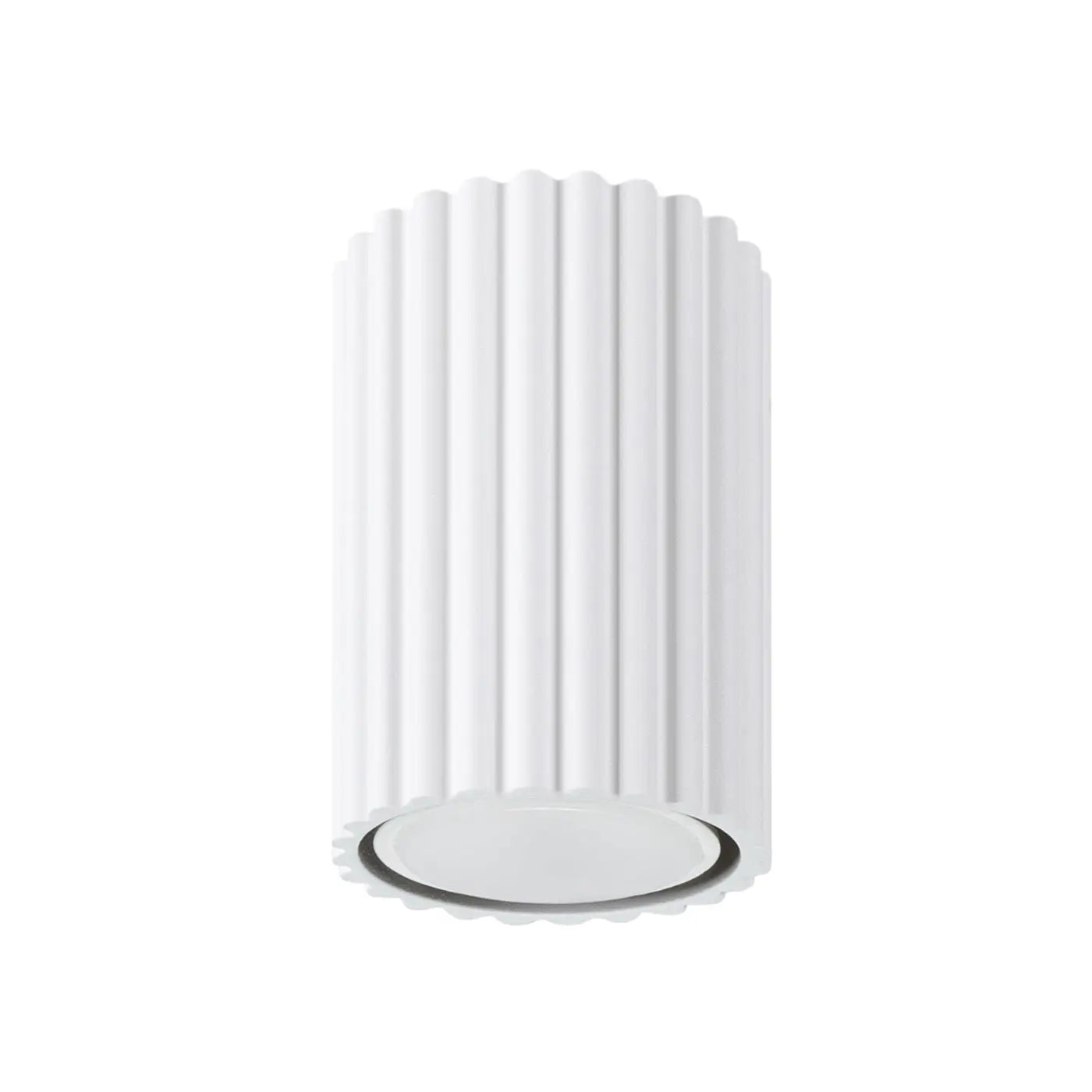 Scandinavian white aluminium LED ceiling light | HAKIHU