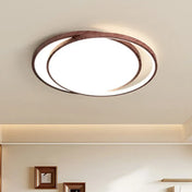 Scandinavian wood square circle oval ceiling light IP65 | MUGIL