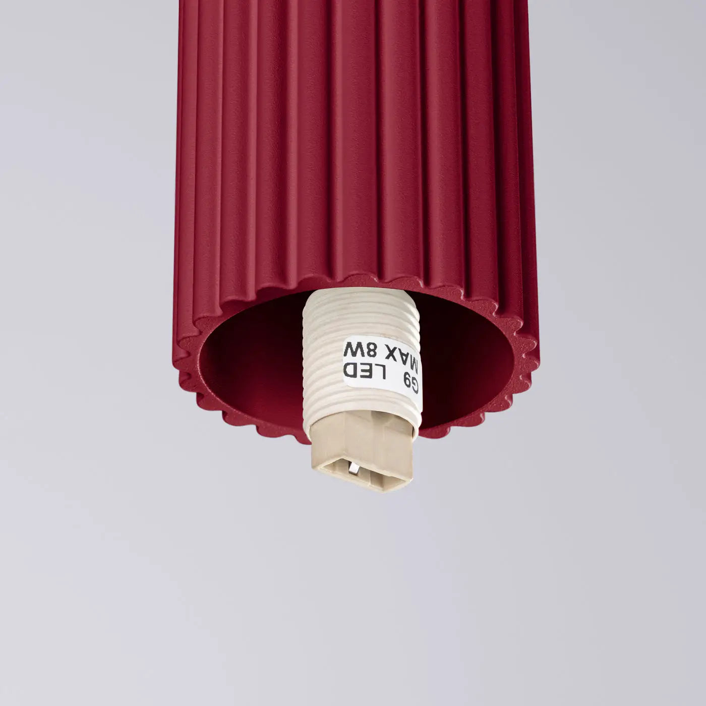 Burgundy LED scandinavian ceiling light IP44 | KUVIRA
