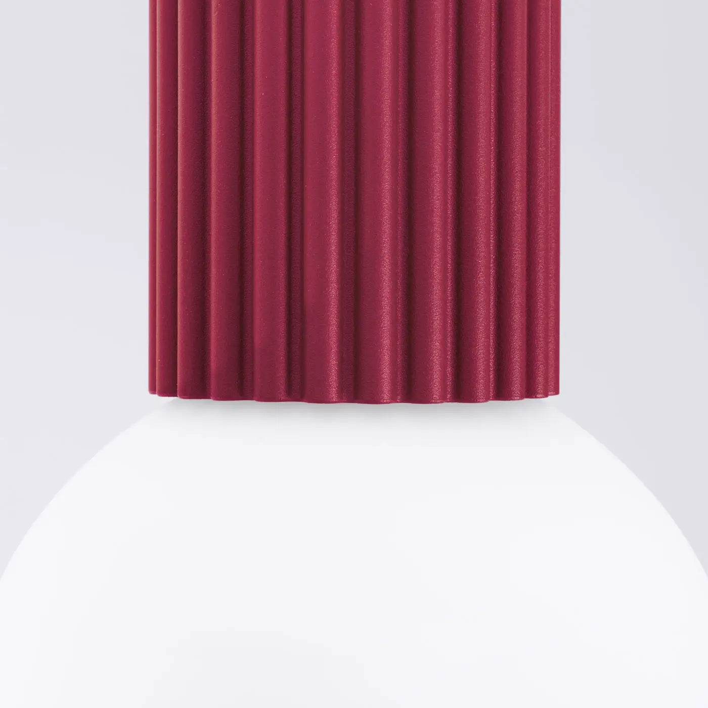 Burgundy LED scandinavian ceiling light IP44 | KUVIRA