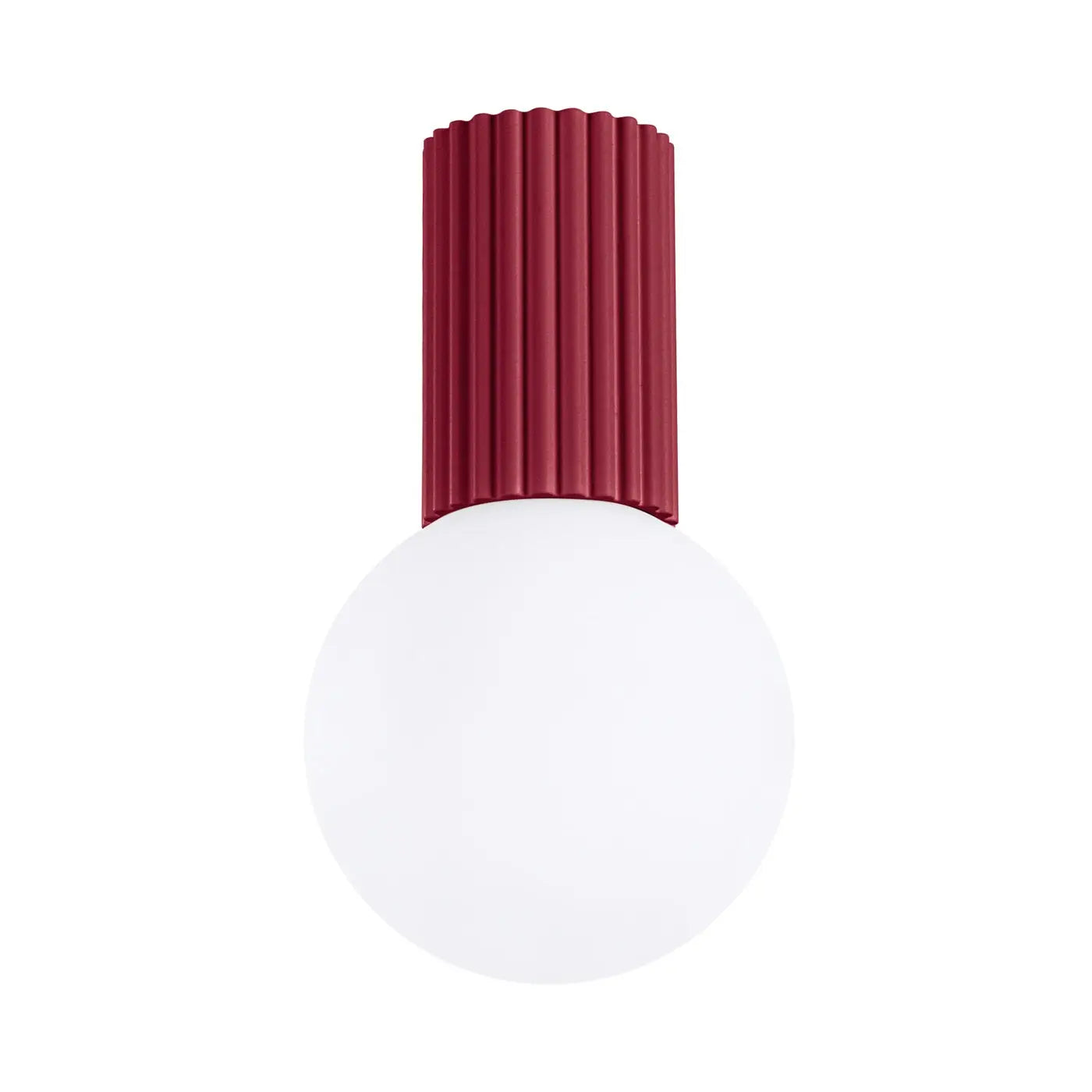 Burgundy LED scandinavian ceiling light IP44 | KUVIRA