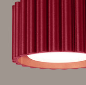 Scandinavian burgundy LED ceiling light | TODEBAL