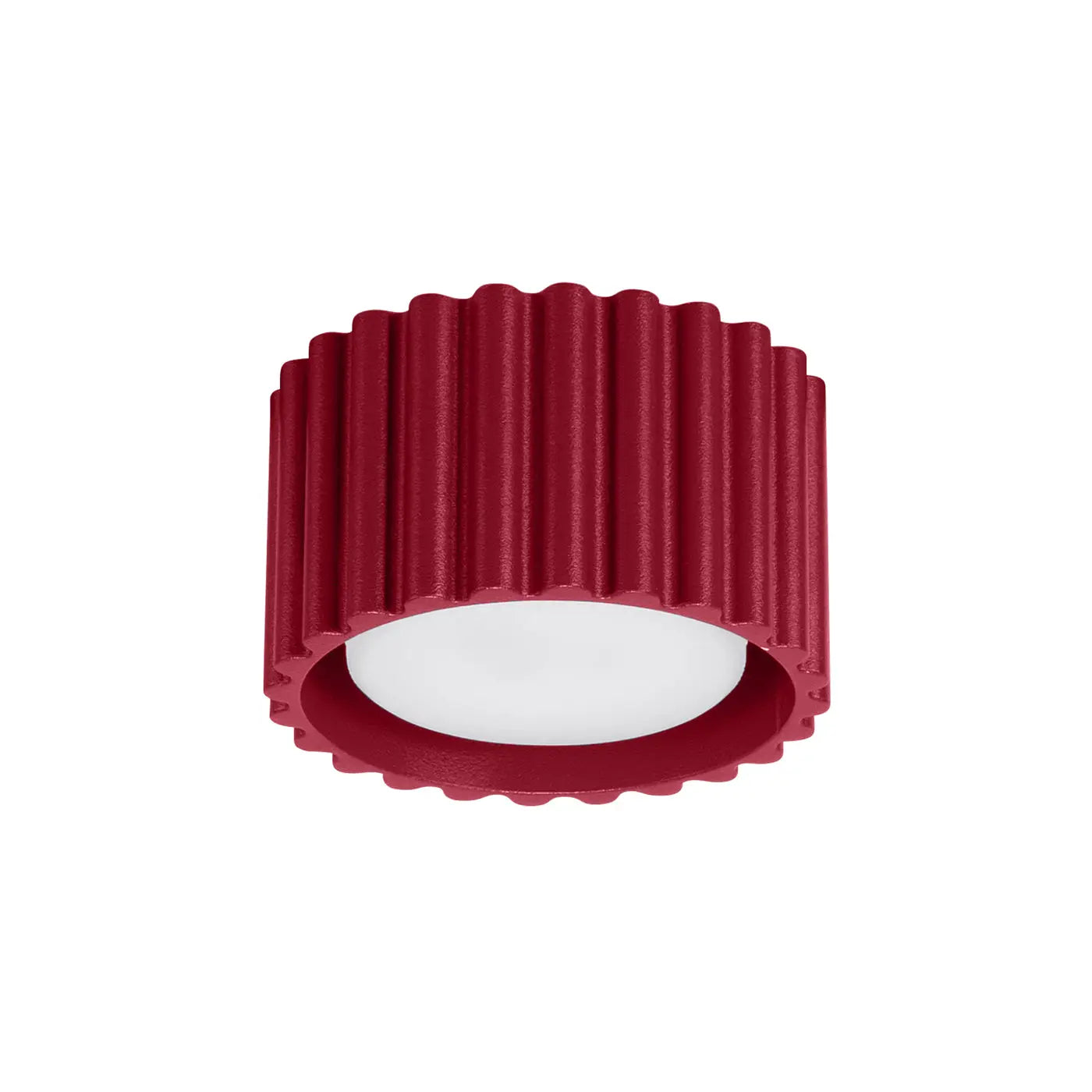 Scandinavian burgundy LED ceiling light | TODEBAL