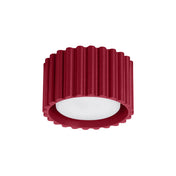 Scandinavian burgundy LED ceiling light | TODEBAL
