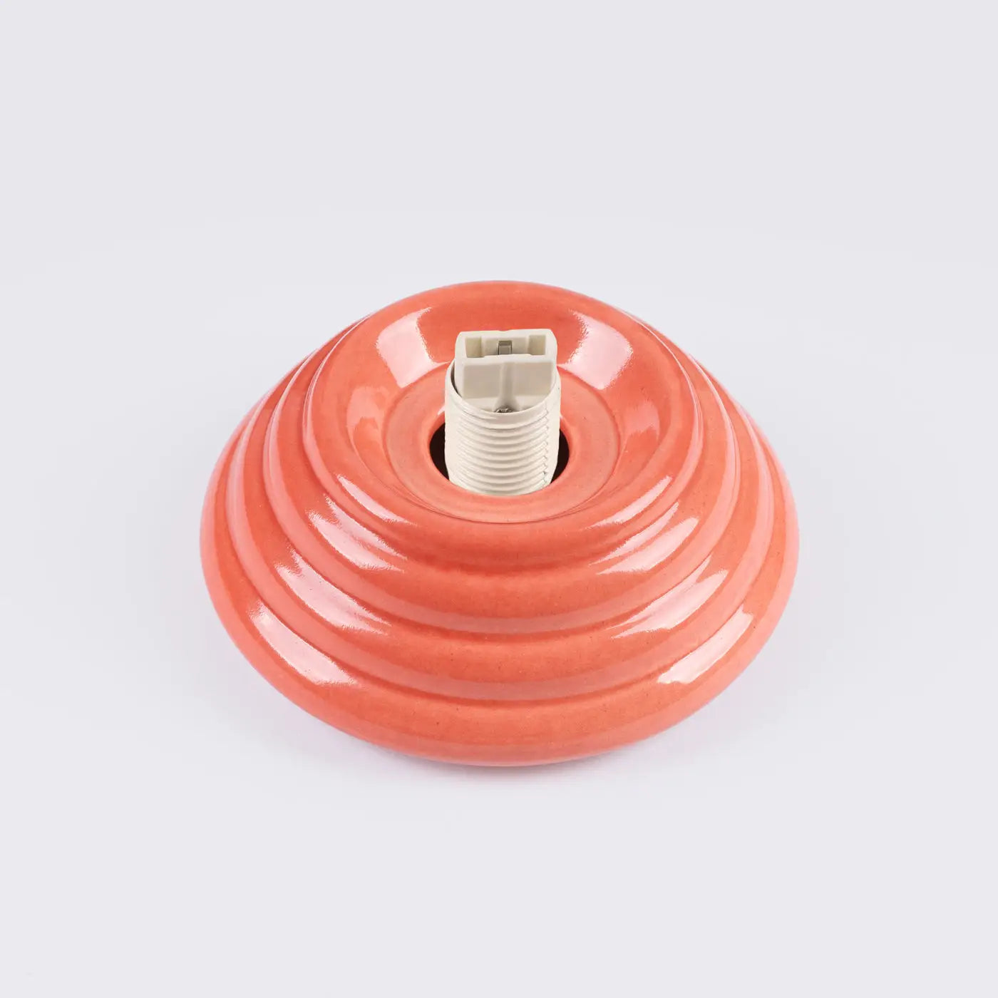 Modern peach ceramic ceiling light IP44 | PUGIHAN