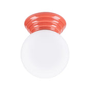 Modern peach ceramic ceiling light IP44 | PUGIHAN