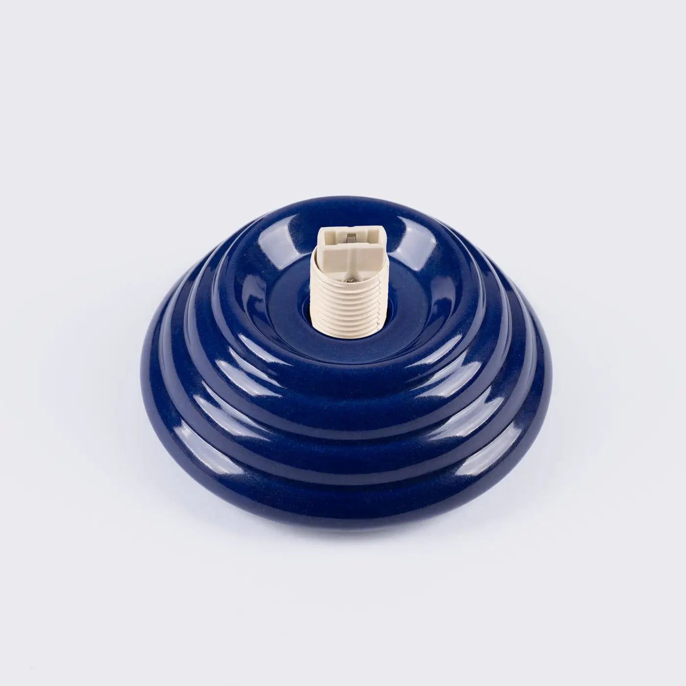 Minimalist ultramarine ceramic ceiling light | TUGU