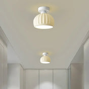 LED white ceramic minimalist ceiling light | VUZUSI