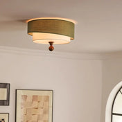 Vintage scandinavian LED wood ceiling light | FEDU