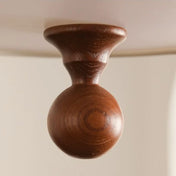 Vintage scandinavian LED wood ceiling light | FEDU