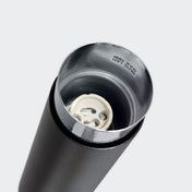 Black chrome cylinder LED design ceiling light | SAPUPAK