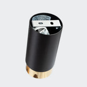Black and gold cylinder minimalist ceiling light | ZAGIRE