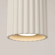 Minimalist beige aluminium LED ceiling light | SUBUKA