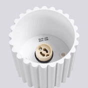 Minimalist white aluminium LED ceiling light | FOGA